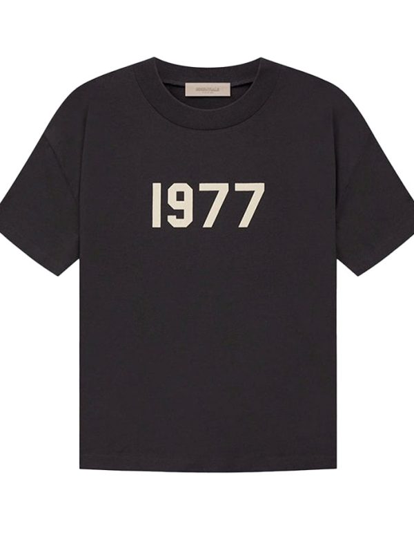 1977 Black Casual T-Shirt