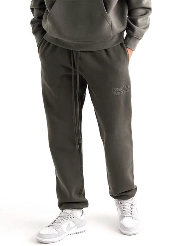 Black Gray Sweatpants