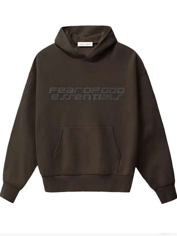 Brown ’90s Fleece Hoodie