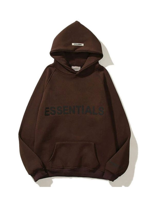 Casual Brown Hoodie