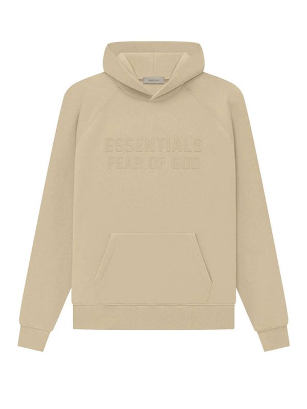 Flocked FOG Beach yellow Hoodie