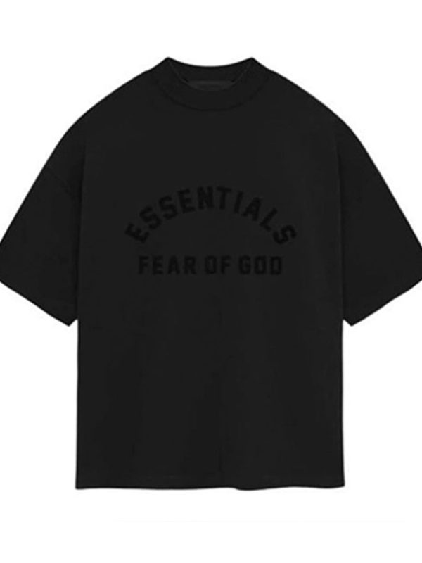 Flocking Black T-Shirt