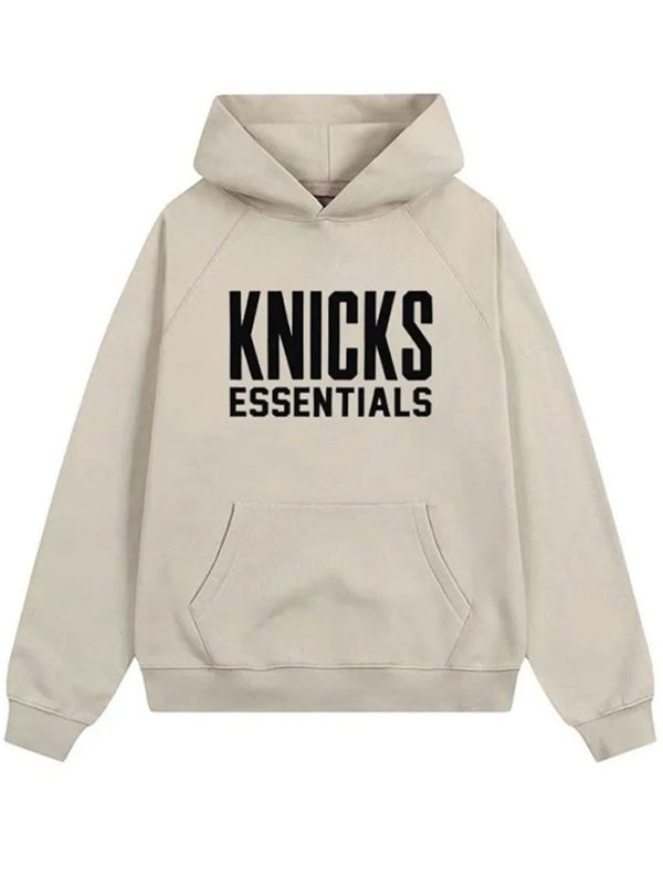 Knicks Hoodie Cream Or Light