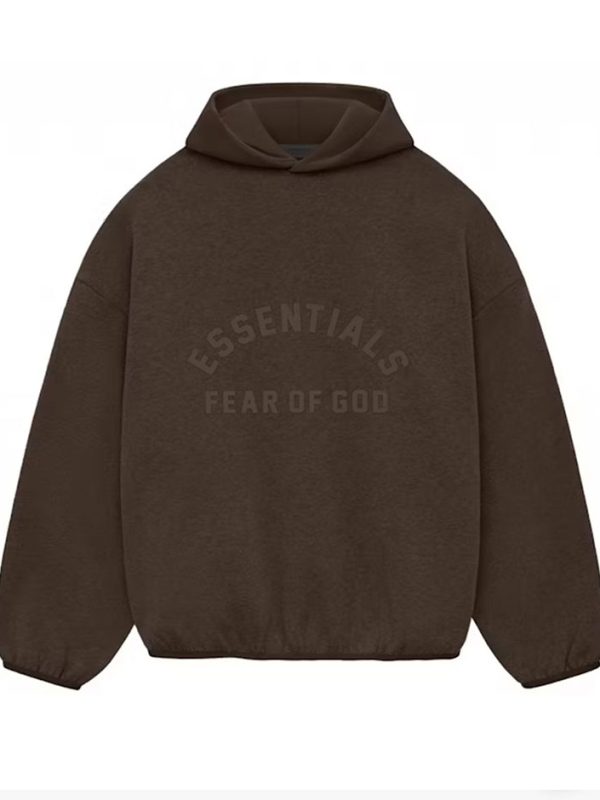 Nylon Fleece Hoodie Heather Wood