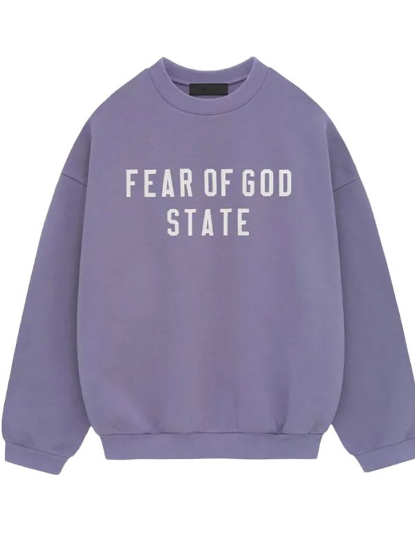Purple Crewneck Sweatshirt
