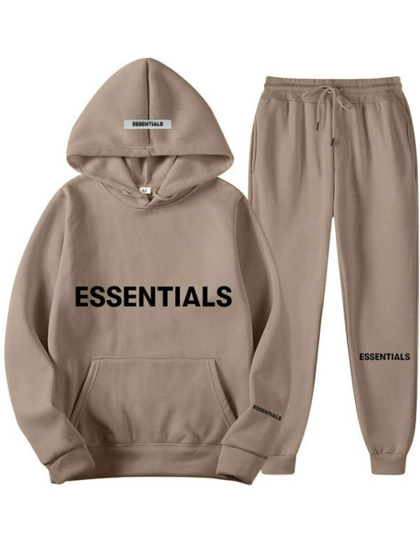 Spring Hooded Brown Tracksuit