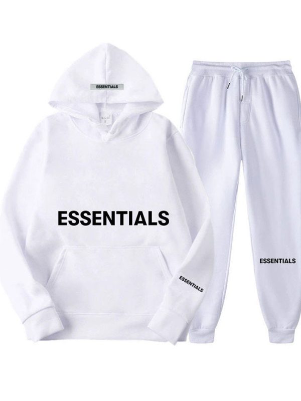 Spring Hooded White Tracksuit