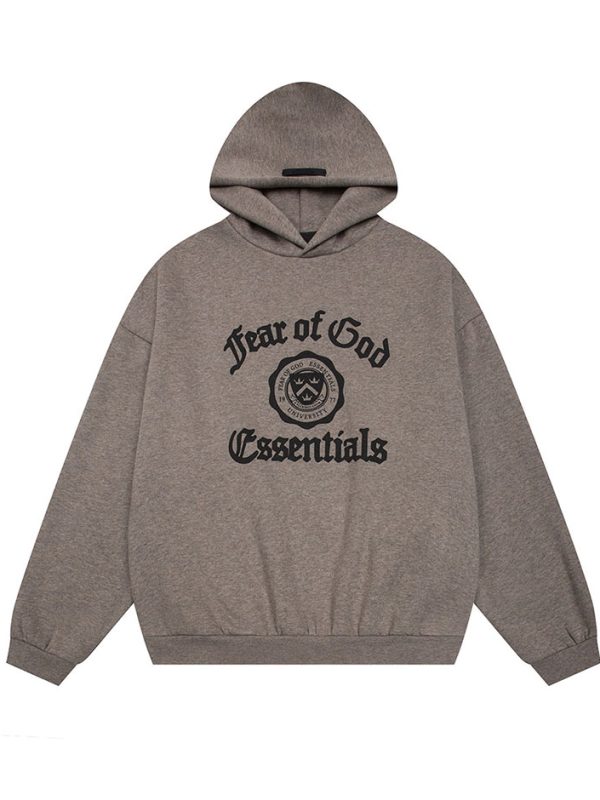 Vintage Shrunken Hoodie Heather Gray