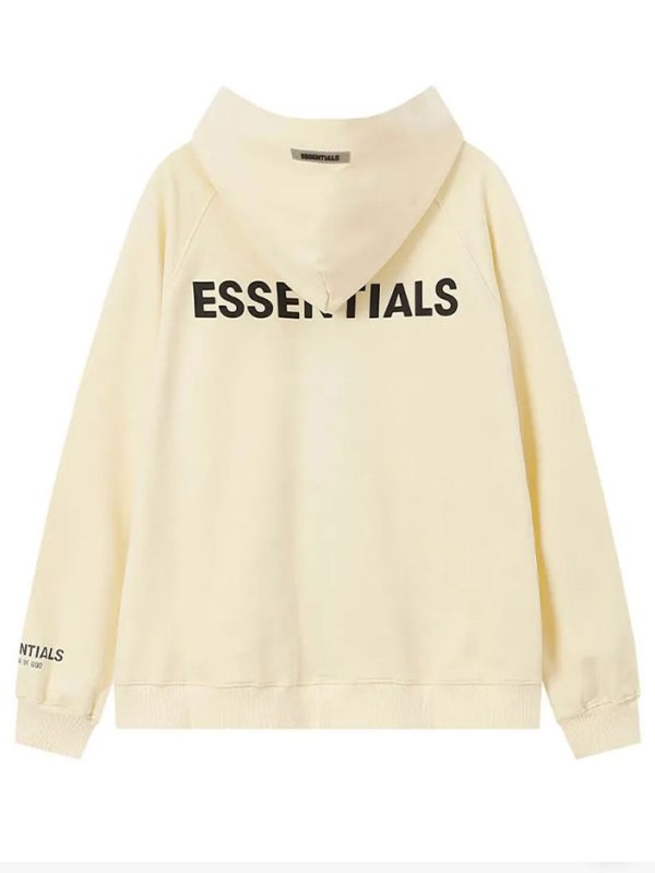 Zipper Hoodie Light Yellow